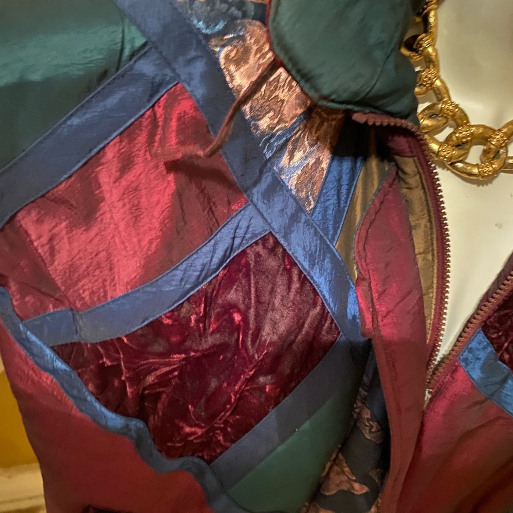 Vintage Patchwork Bomber - image 4